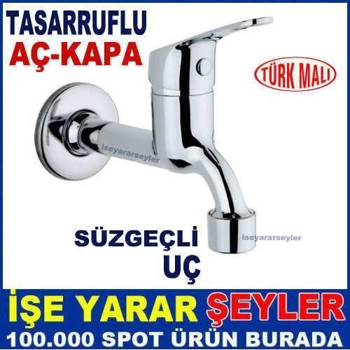 Uzun Boy Aç Kapa Tekli Musluk Bataryası,Mix Armatür Tasarruflu