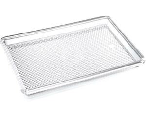 4 Adet 42x27cm Dünyanın En Sağlam Şeffaf Tepsisi Kırılmaz Ev-Pastahane-Otel Vip Kalite En Şık Sunum