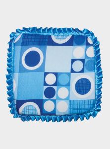 Fırfırlı Kare Tabure Minderi 3cm Kalınlıkta Sünger Dolgulu 37x37