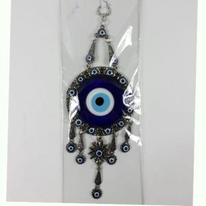 Nazarlık Model İşlemeli Duvar Süsü 30 Cm 925 Gümüş kaplama