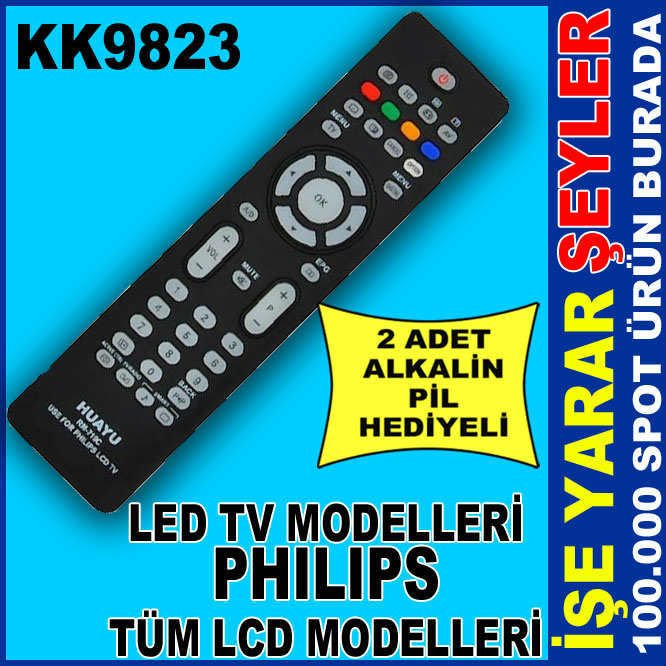 PHILIPS LCD LED TV ORJİNAL TV KUMANDASI RM-D719C
