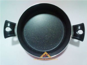 24 CM YAPIŞMAZ GRANİT İÇ YÜZEYLİ DERİN TENCERE