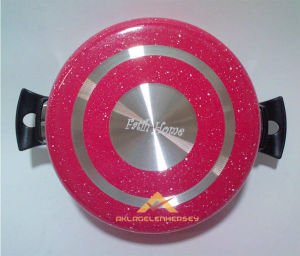 24 CM YAPIŞMAZ GRANİT İÇ YÜZEYLİ DERİN TENCERE