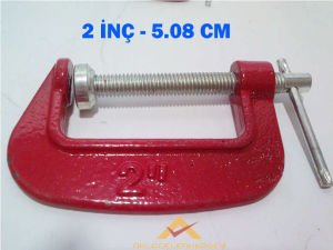 ÇELİK SIKIŞTIRMA MENGENESİ 3 FARKLI BOYDA 3 ADET ÇELİK MENGENE G-CLAMP ÇELİK-DÖKÜM EL MENGENESİ SET