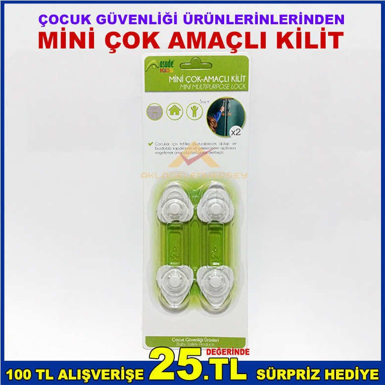 KOLAYCA MONTE EDİLEBİLEN MİNİ ÇOK AMAÇLI KİLİT