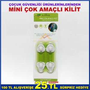 KOLAYCA MONTE EDİLEBİLEN MİNİ ÇOK AMAÇLI KİLİT