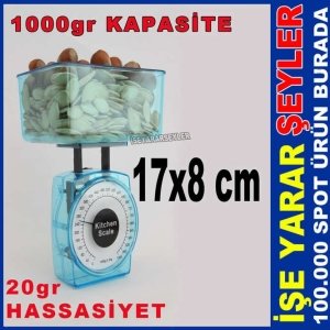 ŞEFFAF ÖLÇÜLÜ KATI-SIVI MUTFAK TARTISI