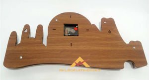 3BOYTLU İSTANBUL SİLÜET MODELİ AHŞAP DUVAR SAATİ