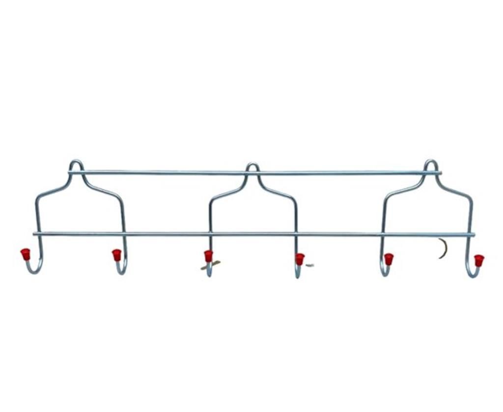 Metal 6 Kollu Düz Duvar Askısı