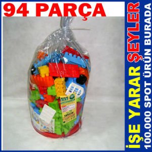 KALİTE VE SAĞLAM 94 PARÇA OYUNCAK SETİ