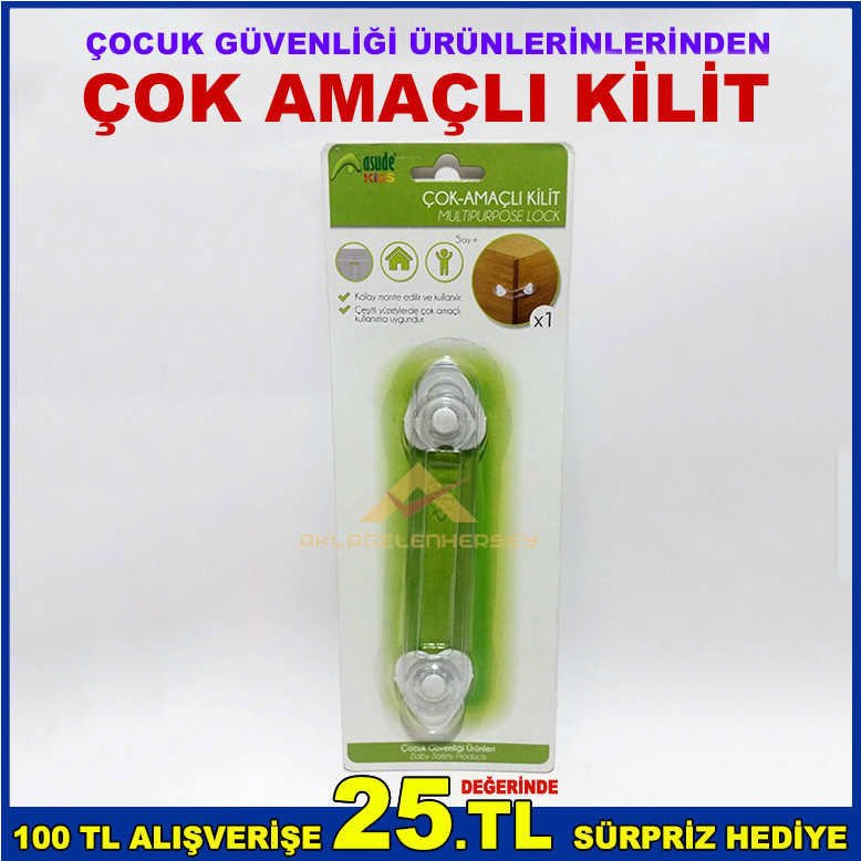 KOLAY MONTE EDİLEBİLİR ÇOK AMAÇLI KİLİT