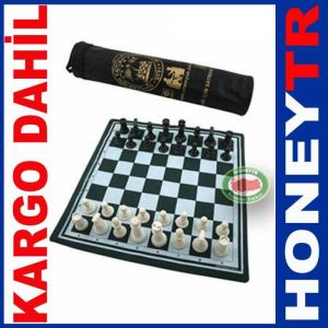 OKULLARA ÖZEL TAŞIMA ÇANTALI RULO SATRANÇ TAKIMI 48x48cm OYUN ŞİLTESİ BOYUTU İLE HER MASAYA UYUMLU