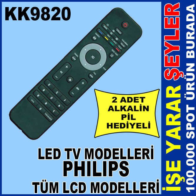 PHILIPS LCD LED TV ORJİNAL TV KUMANDASI RM-670C
