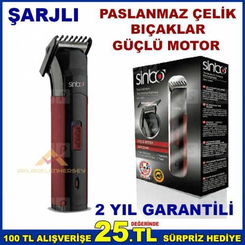 Sinbo Şarj Edilebilir Saç Kesme Makinesi Şarjlı