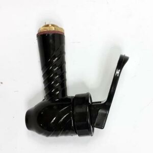 Erkek Vidali Prinç Sarı Metal Universal Semaver Musluğu