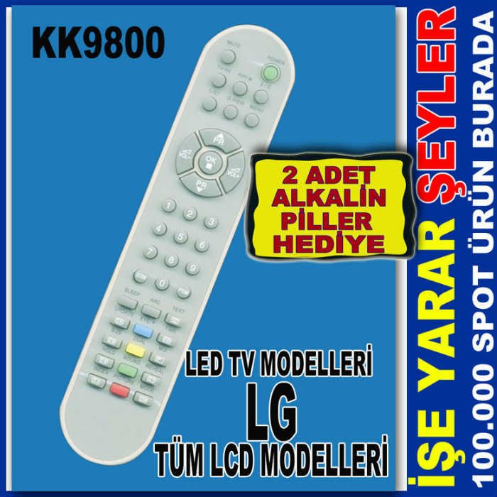 LG LCD TV ORJİNAL TELEVİZYON KUMANDASI RM-406C