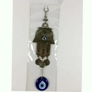 Nazarlık El Sembollü İşlemeli Duvar Süsü 34 Cm 925 Gümüş kaplama