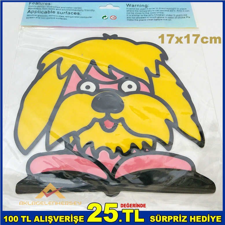 SİHİRLİ MAGİC JEL VİTRAY KÖPEK DEKOR CAM SÜSÜ