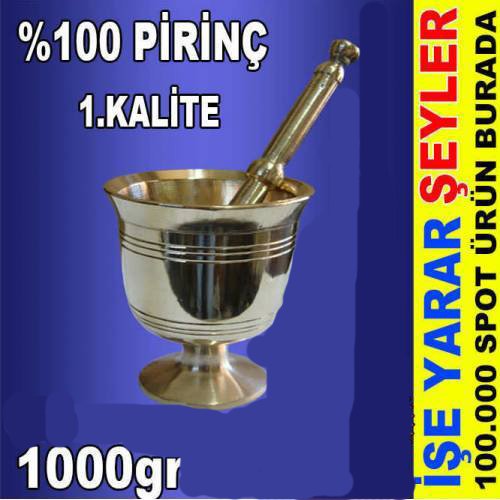 Orta Boy Ömür Boyu Garanti Full Pirinç Havan Kd