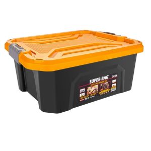 ASR-4043 Superbag Saklama Kutusu Renkli Kapak 20 LT