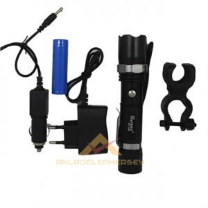 BİSİKLET İÇİN METAL GÖVDE ŞARJ EDİLEBİLİR FENER