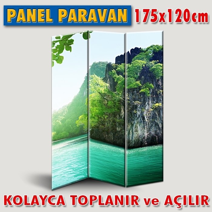 GÖRSELLİ KATLANIR PANEL BÖLME SİSTEMİ - TAYLAND - GİZLİ CENNET 2