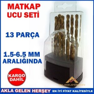 Ücretsiz Kargo 13 PARÇA METAL İÇİN FARKLI ÖLÇÜLER MATKAP UCU SETİ