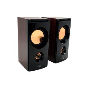 1+1 Ahşap Kabinli Masaüstü Bilgisayar Laptop Speaker Hoparlörü