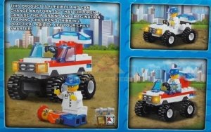 58 Parça Eğitici Oyuncak City Rescue Lego Blokları Oyuncak Lego A