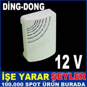 Ding Dong Pilli Elektronik Kapı Zili 12 v