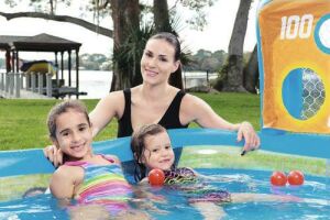 Bestway Büyük Boy Şişme Şut Oyunu Havuzu, Topları ile  237*152*94 Cm