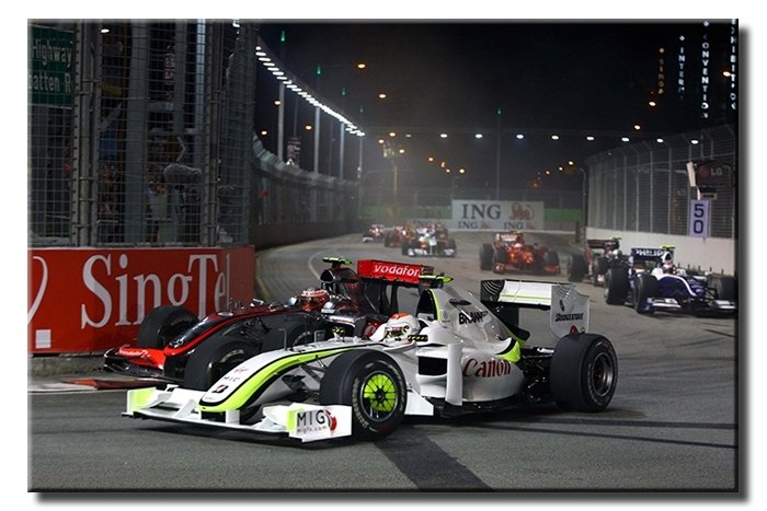 F1 YARIŞMASI 6 değişen ölçü ORİJİNAL KANVAS TABLO