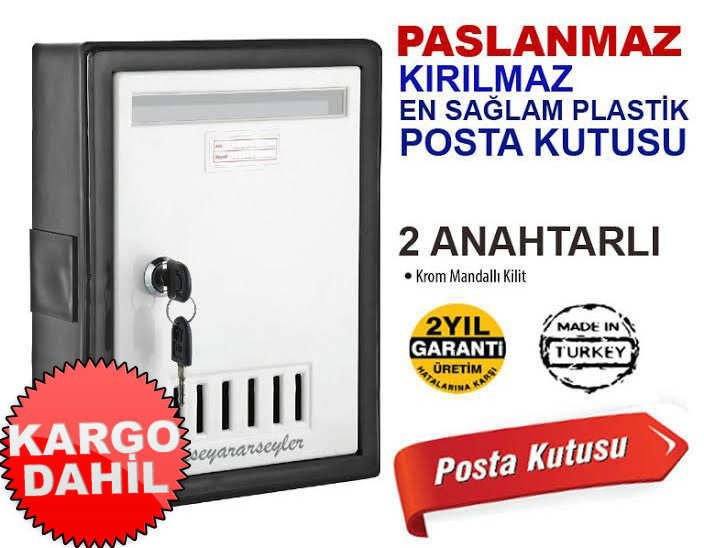 PASLANMAZ SAĞLAM 2 YIL GARANTİLİ POSTA KUTUSU