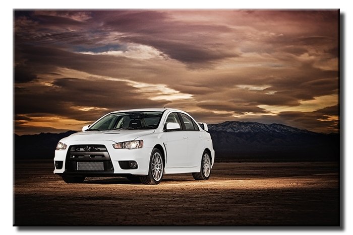 EVO X 6 değişen ölçü ORİJİNAL KANVAS TABLO