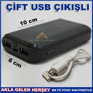 TAŞINABİLİR 10000 MAH POWERBANK HARİCİ BATARYA