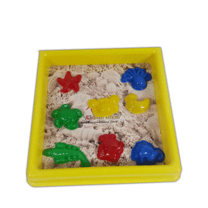 Heroes Kinetic Sand Kum Havuzu Ve Kum Kalıpları Tam Set 8 Parça Rengarenk Oyun Kalıpları