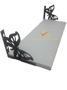 60x22cm KELEBEK MODEL DUVARA MONTE DEKORATİF  DUVAR RAFI