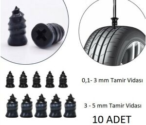 Lastik Tamir Kiti Kauçuk Vida Seti