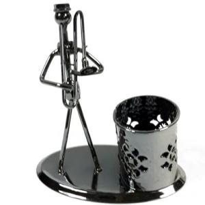 Müzisyen Modeli 5 Demir Masa Üstü Kalemlik 13x13x6 Cm