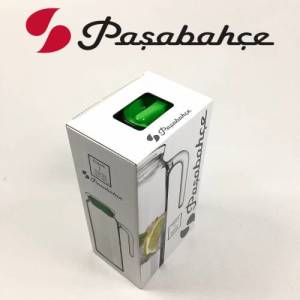 Paşabahçe 80051 Köşem Kapaklı Şık Kaliteli Cam Sürahi 1000 cc