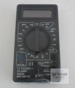 Dt-830d Dijital Multımetre Voltaj Ölçü Aleti