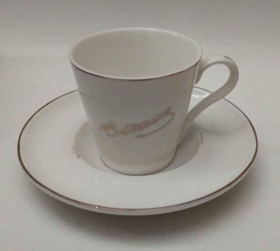 Gönül Collection Fincan Takımı; 6 Adet Fincan 6 Adet Fincan Tabağı Porselen