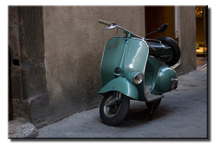 ESKİ VESPA 6 değişen ölçü ORİJİNAL KANVAS TABLO