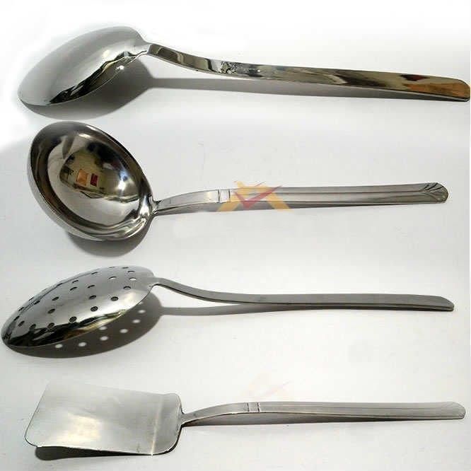 Ömür boyu garantili 304 Kalite paslanmaz çelik 4'lü Set