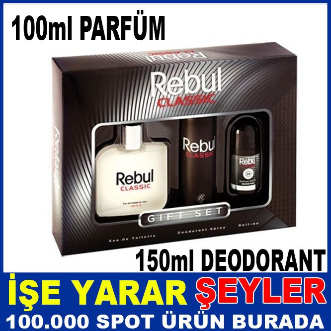 Rebul Classıc 100ml Parfum + 150ml Deodorant Kd