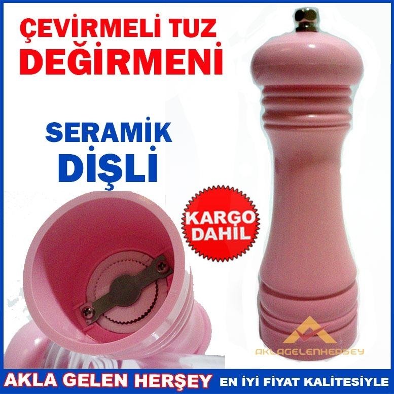 Ücretsiz Kargo GURME SERAMİK DİŞ ÇEVİRMELİ TUZ DEĞİRMEN SETİ KD