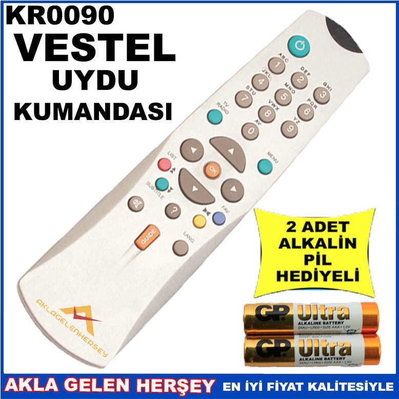 VESTL UYDU CİHAZI Receiver KUMANDASI KR0090
