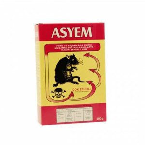 Asyem Fare Zehiri 250 gr Çok Etkili Fare ve Haşere Öldürücü Zehir
