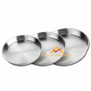 Fırın Tepsileri baklava,börek,fırın yemekleri için 26-28-32cm 3adet paslanmaz çelik fırın tepsi seti