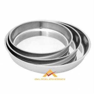 Fırın Tepsileri baklava,börek,fırın yemekleri için 26-28-32cm 3adet paslanmaz çelik fırın tepsi seti
